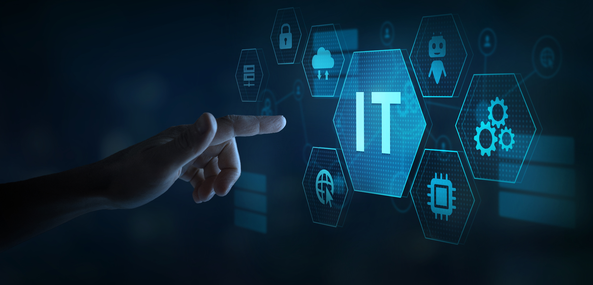 Managed IT services and business technology support interface